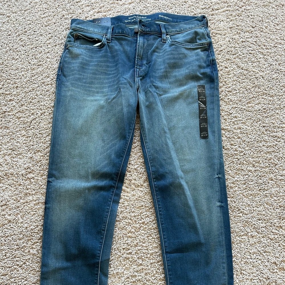 Men’s New Banana Republic travel pant Jean